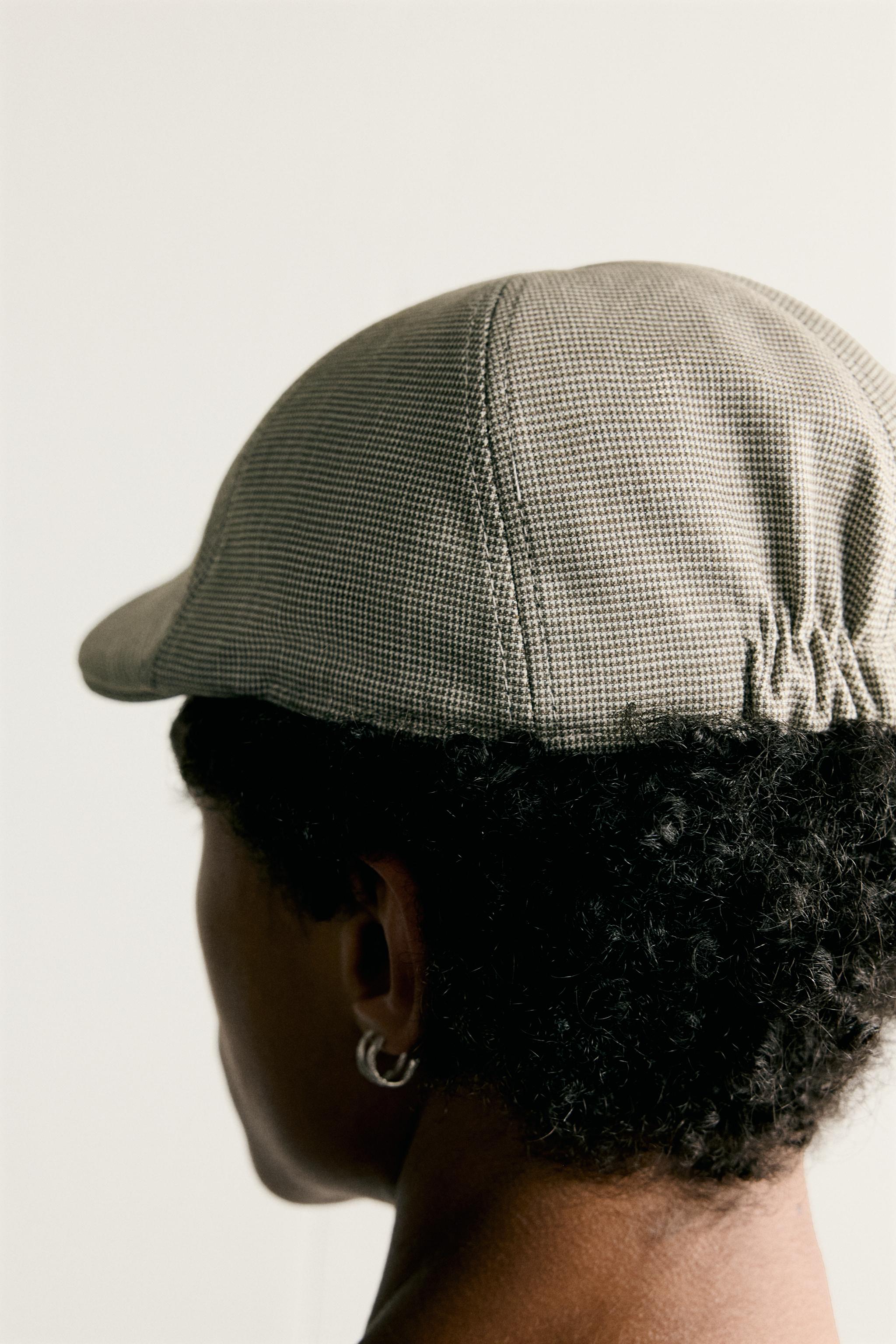TEXTURED PLAID BERET